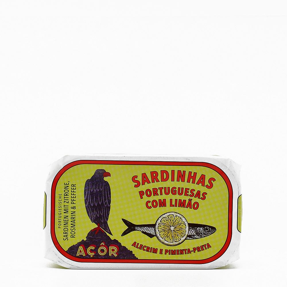 Açôr I Canned Sardines in olive oil, lemon, rosemary and pepper