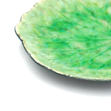 Alchemilla Leaf I Stoneware Small Plate - Light green