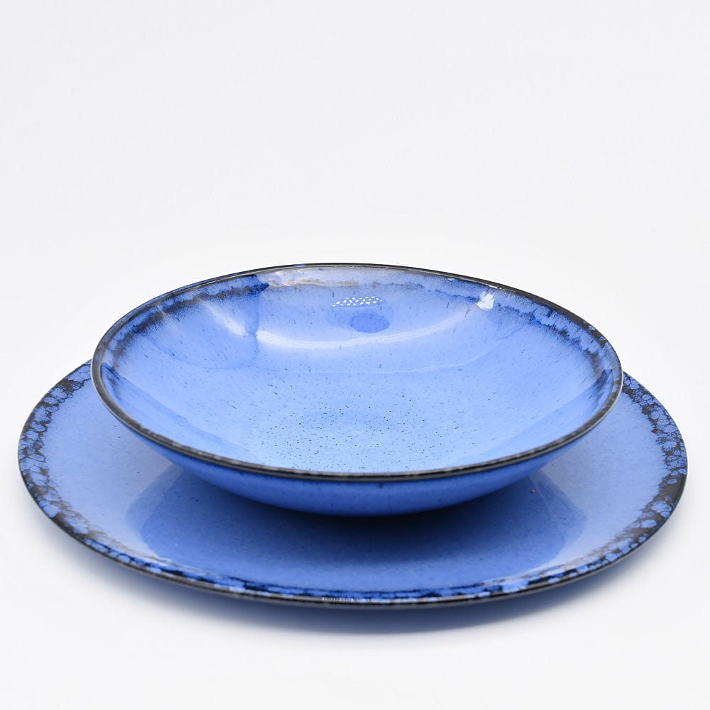 Amazônia I Soup/Pasta Plate 8.7'' - Blue