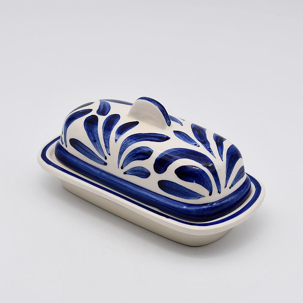 Andorinha I Ceramic Butter Dish - Blue