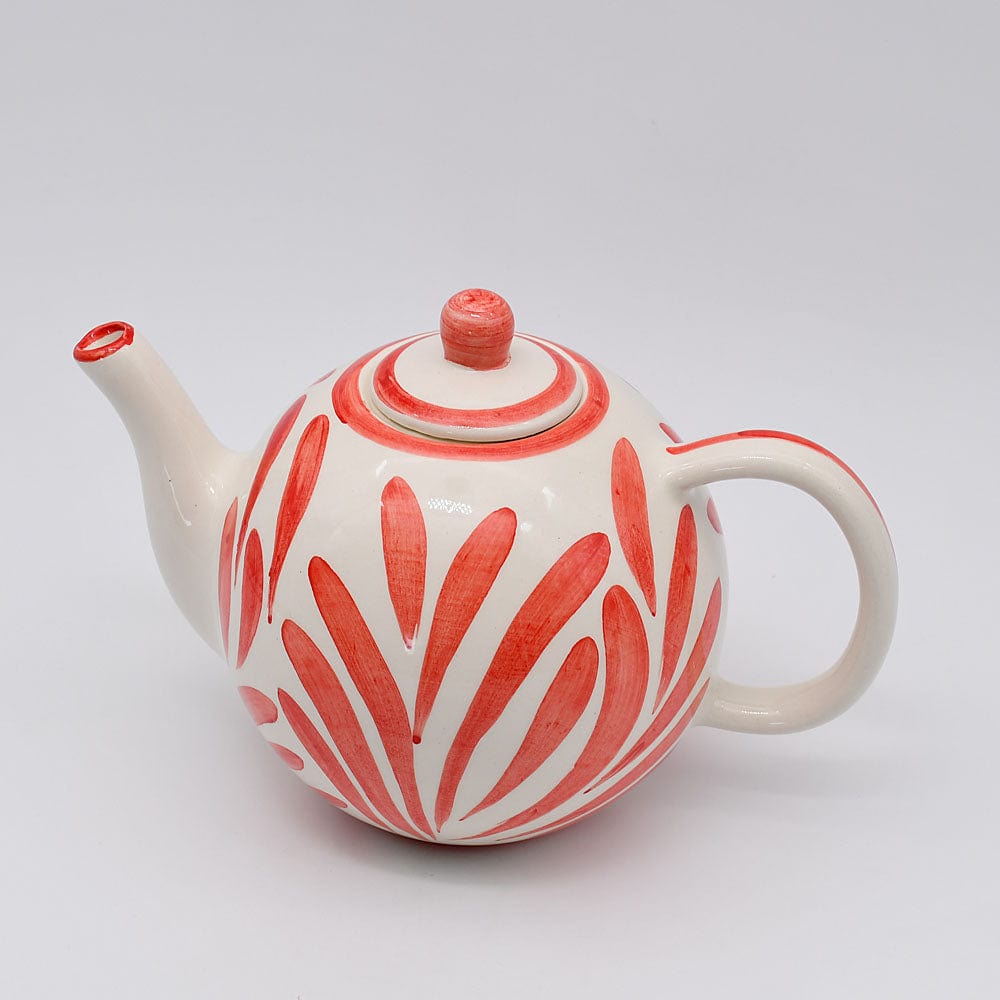 Andorinha I Ceramic Teapot - Red