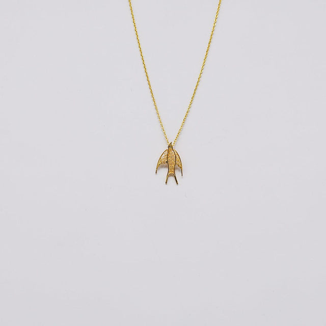 Andorinha I Gold plated Silver Necklace