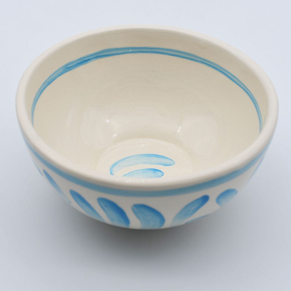 Andorinha I Large Ceramic Bowl - Turquoise