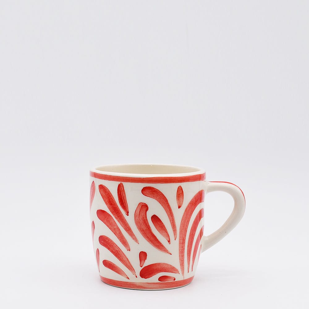 Andorinha I Large Ceramic Mug - Red