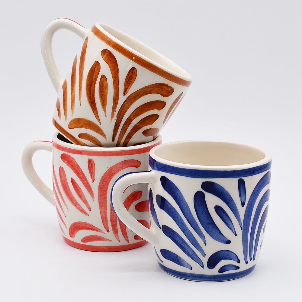 Andorinha I Large Ceramic Mug - Terracotta