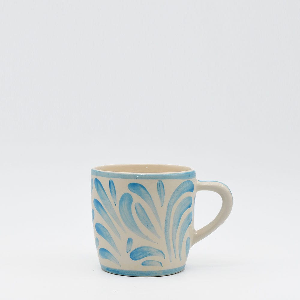 Andorinha I Large Ceramic Mug - Turquoise