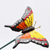 Artificial Flowers and Butterflies in Ceramic Butterfly 3