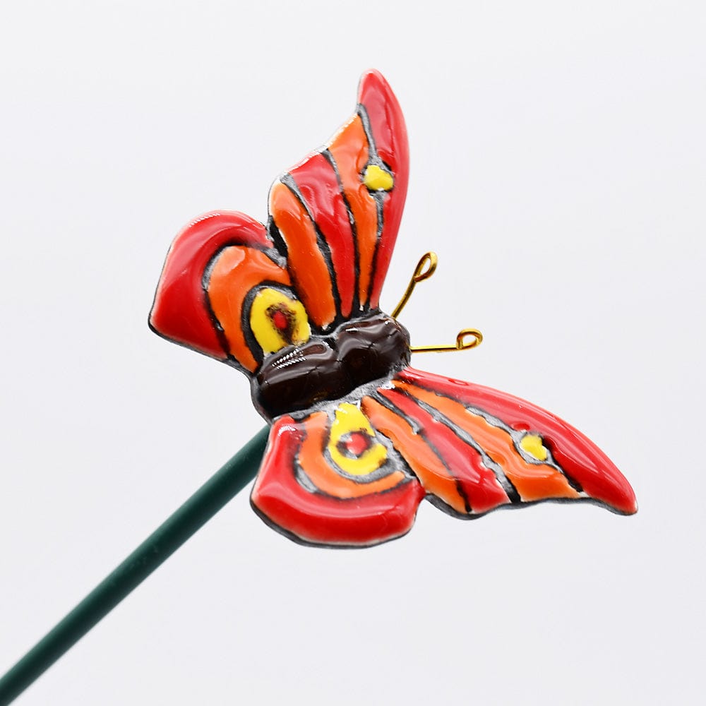 Artificial Flowers and Butterflies in Ceramic Butterfly 4