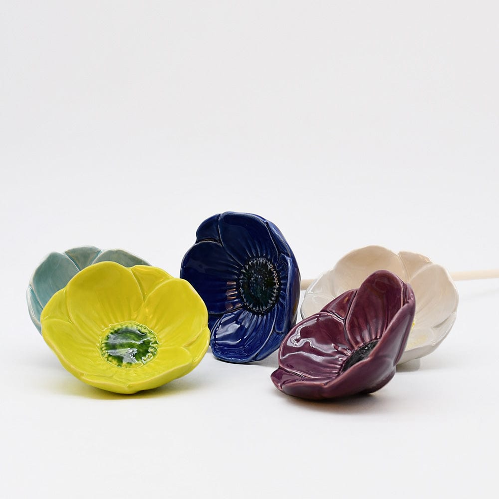 Artificial Poppies in Ceramic