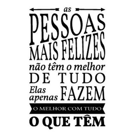 As pessoas mais felizes I Wall sticker