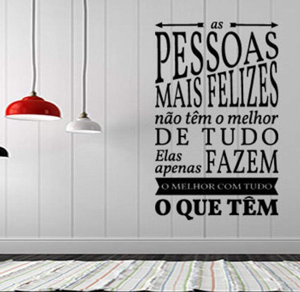 As pessoas mais felizes I Wall sticker