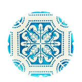 Azulejo I Ceramic and Cork Trivet Turquoise