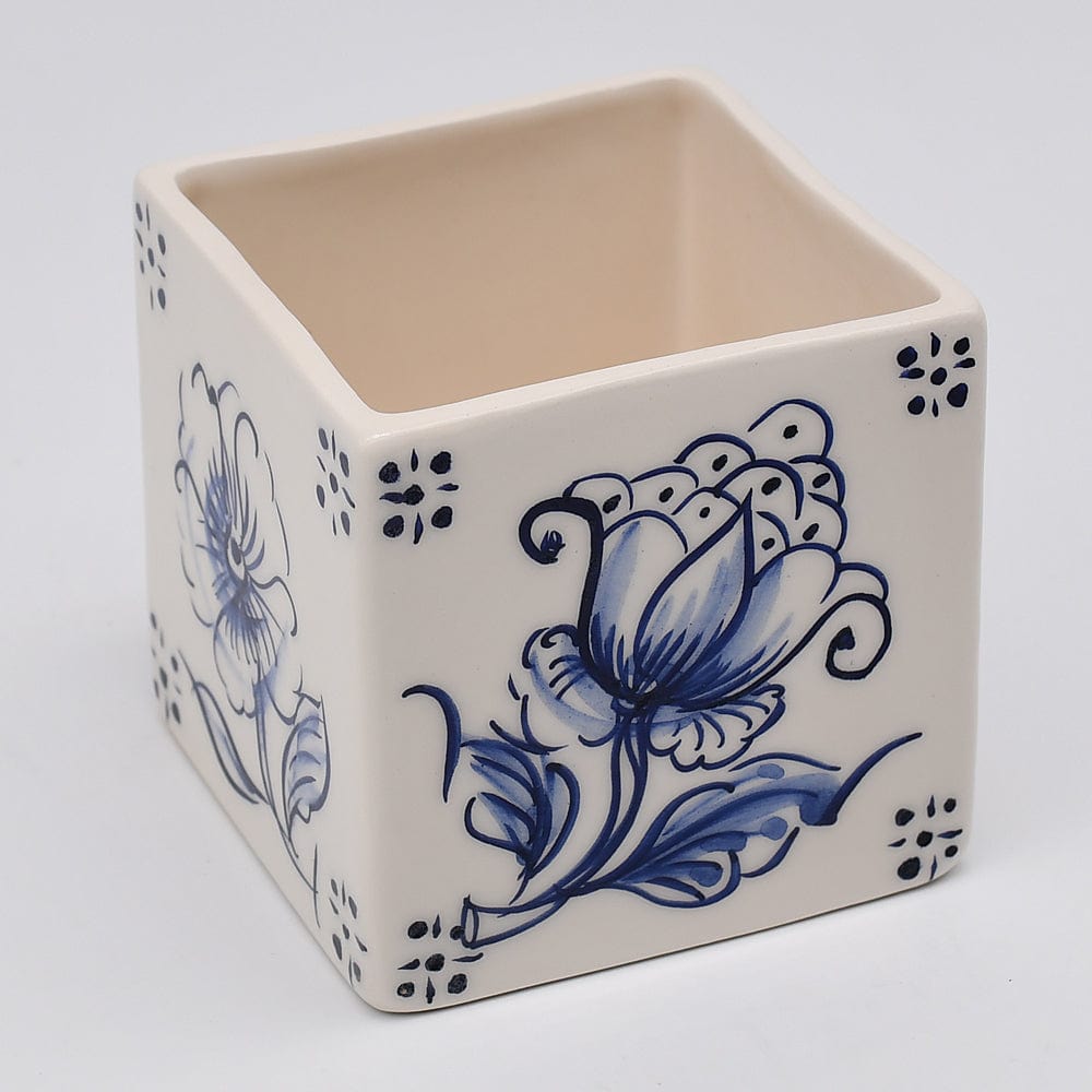 Azulejo I Ceramic Planter - 3.1" (4 patterns) Pattern #4