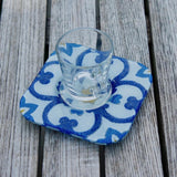 Azulejos | Fused Glass Cup and Saucer