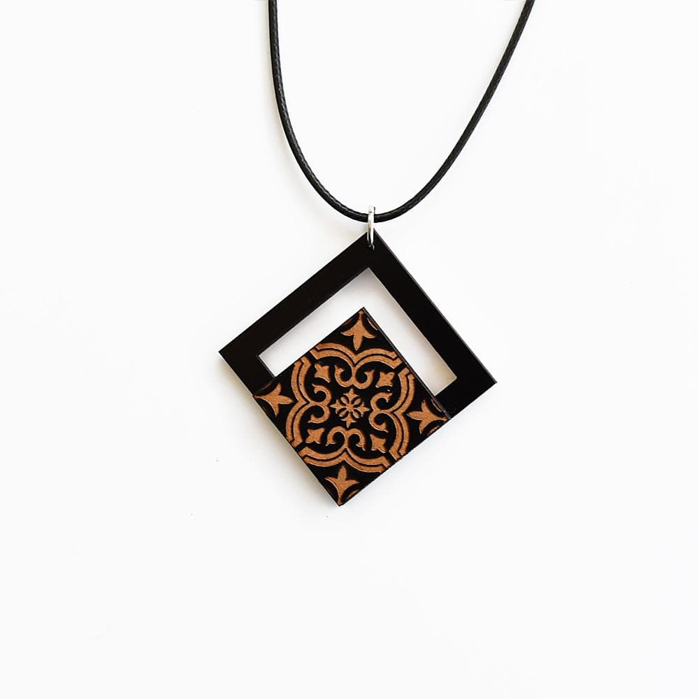 Azulejos I Black Necklace #3