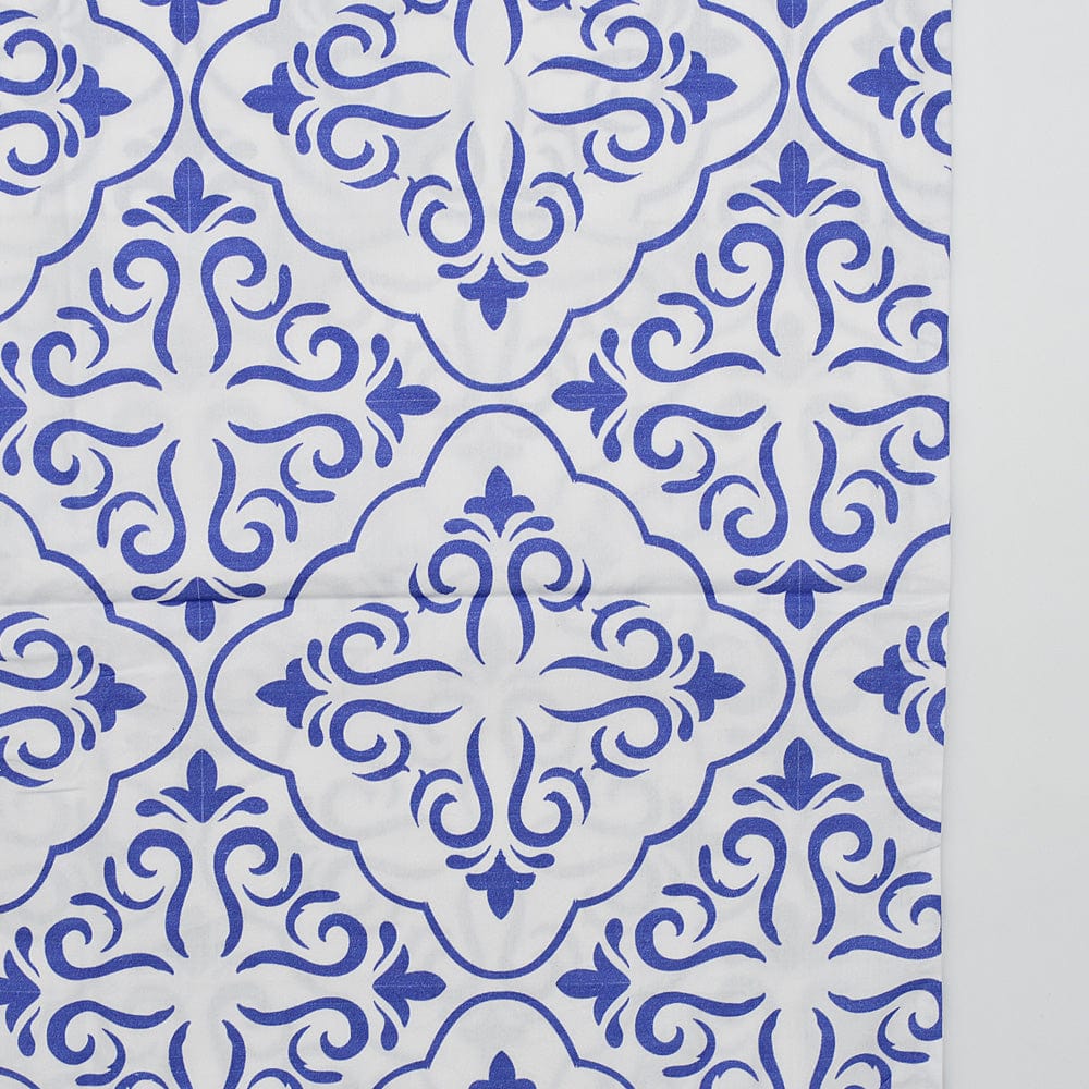 Azulejos I Duvet Cover - Blue & White