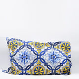 Azulejos I Pillow Cover - Blue & Yellow