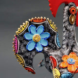 Barcelos Rooster by Prazeres Côta 10" - Black