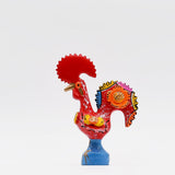 Barcelos Rooster by Prazeres Côta 10" - Red