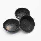 Black Terracotta Pasteis de Nata Molds from Bisalhães - Set of 5