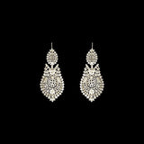 Brincos À Rainha I Silver Filigree Earrings - 2.6''