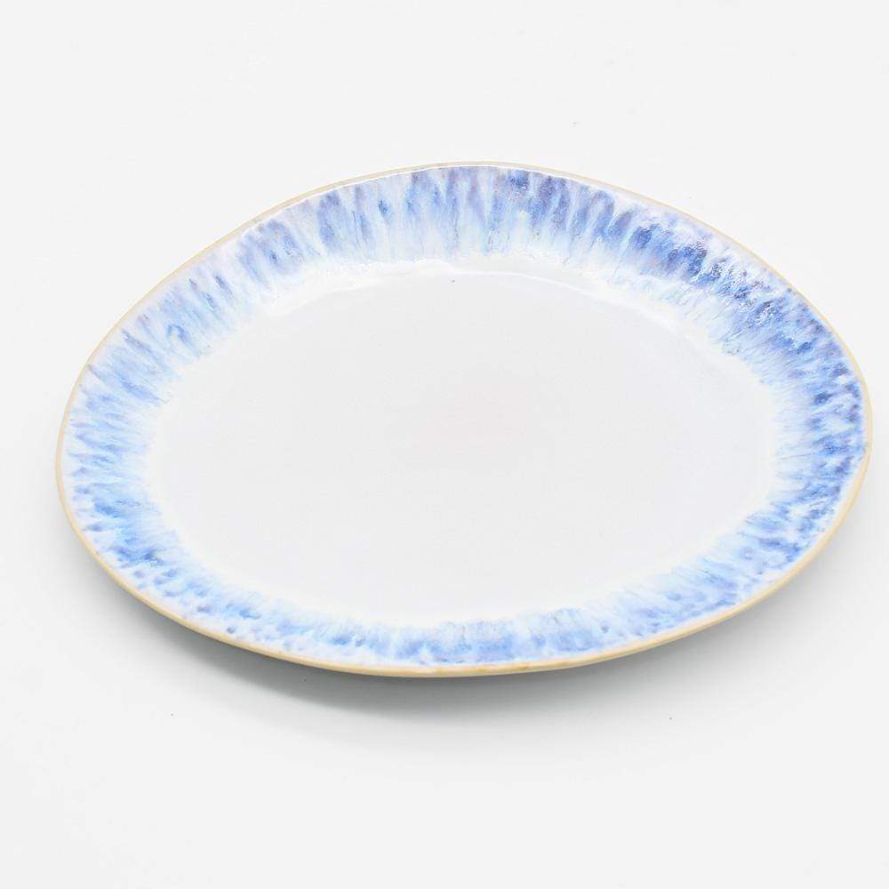 Brisa I Oval fine stoneware plate - 20cm