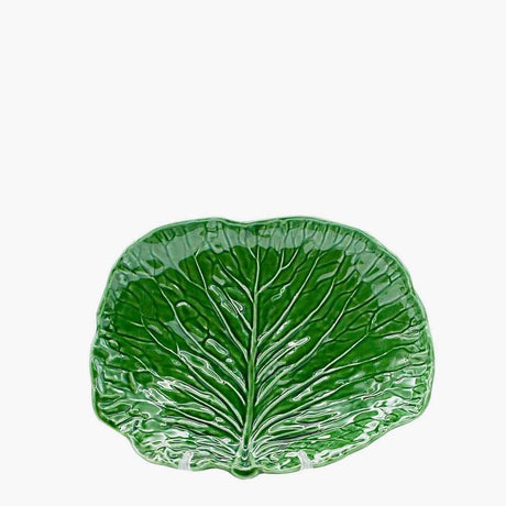 Cabbage Leaf-shaped Ceramic Dinner Plate