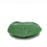 Cabbage Leaf-shaped Ceramic Dinner Plate