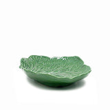 Cabbage Leaf-shaped Ceramic Dinner Plate