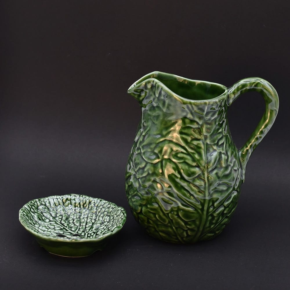 Cabbage-shaped Ceramic Pitcher