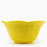 Cabbage-shaped Ceramic Salad Bowl - Yellow