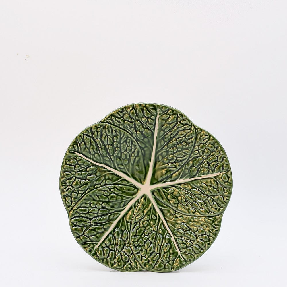 Cabbage-shaped Ceramic Starter Plate - Green