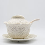 Cabbage-shaped Ceramic Tureen - 10.6"