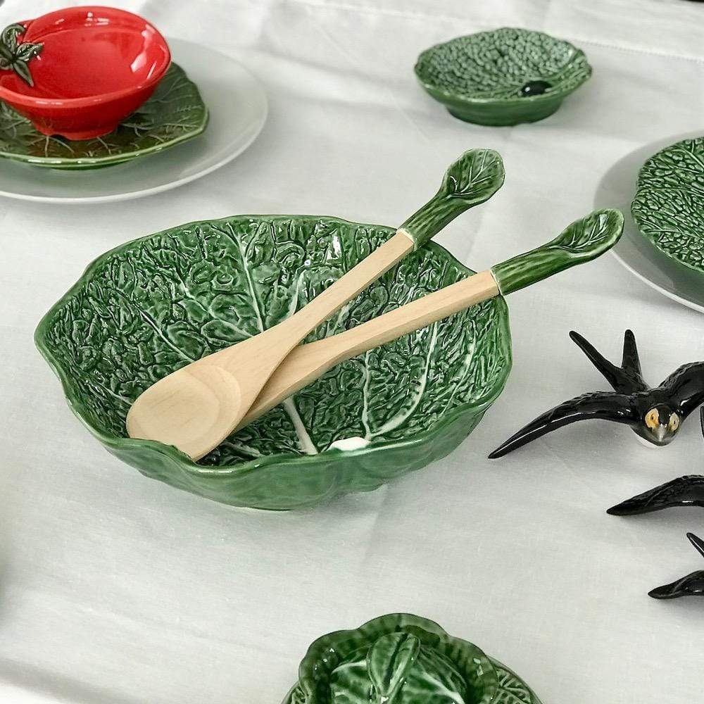 Cabbage-shaped Serving Cutlery - Green