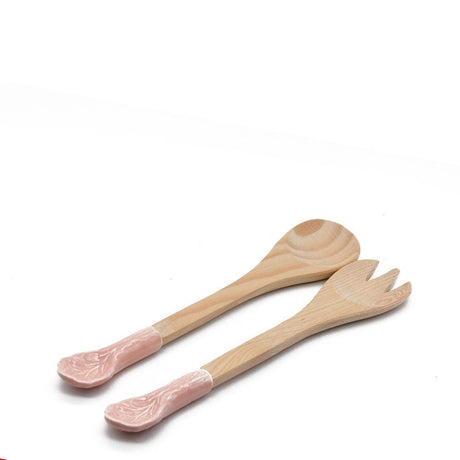 Cabbage-shaped Serving Cutlery - Pink