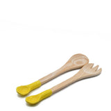 Cabbage-shaped Serving Cutlery - Yellow