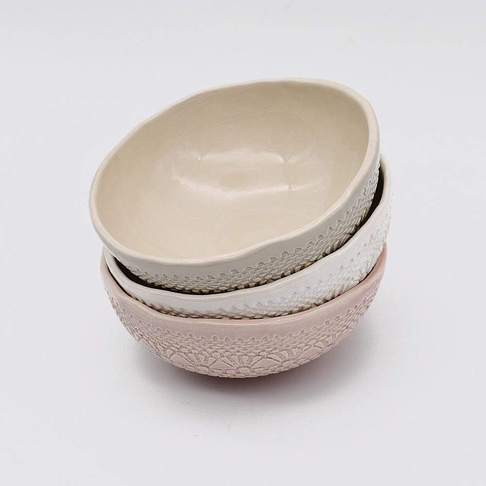 Carimbada I Handmade Ceramic Bowl 6.3'' - Pink