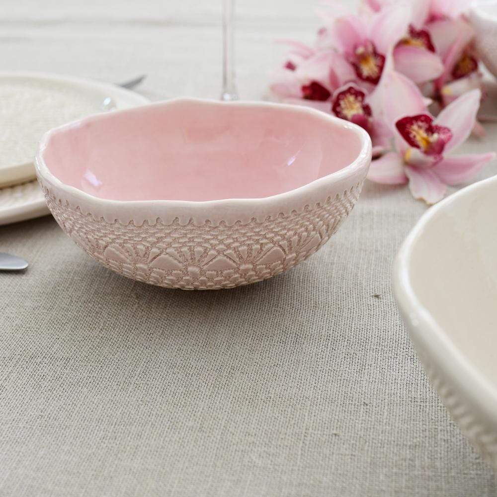 Carimbada I Handmade Ceramic Bowl 6.3'' - Pink