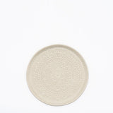 Carimbada IHandmade Ceramic Plate 7.9" - Beige