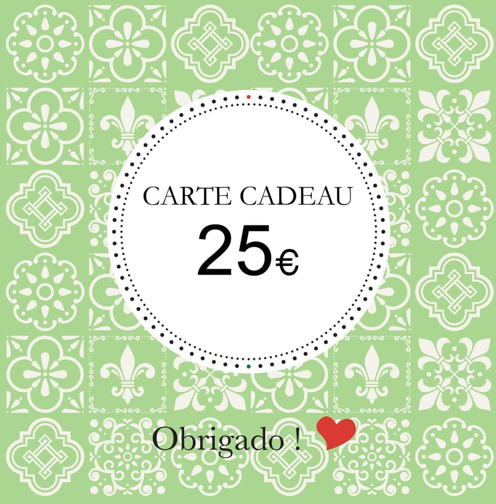 Carte cadeau 25.00 €