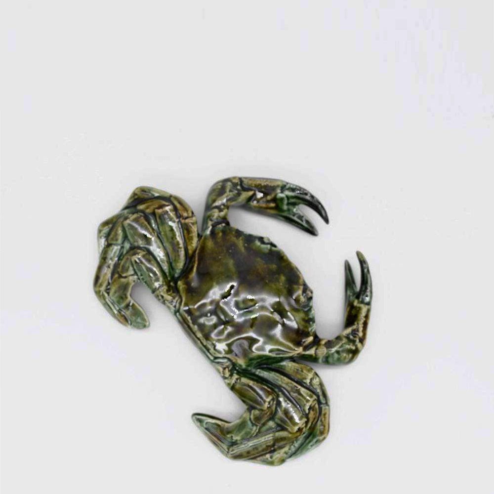 Ceramic Crab - Green