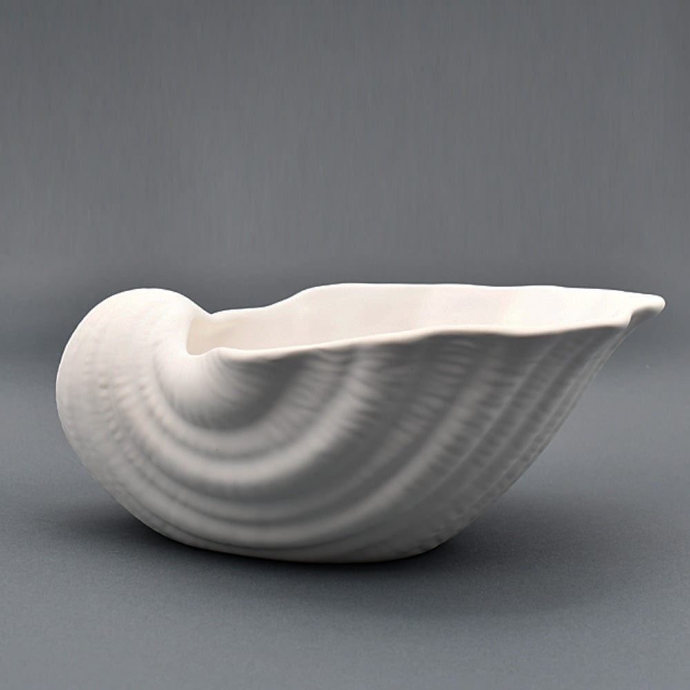 Ceramic Seashell 10.2" - White