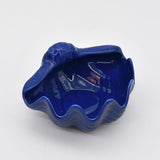 Ceramic Seashell 6.3'' - Cobalt Blue