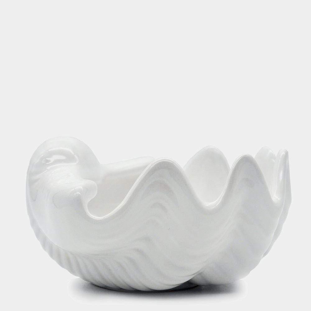 Ceramic Seashell 6.3'' - White