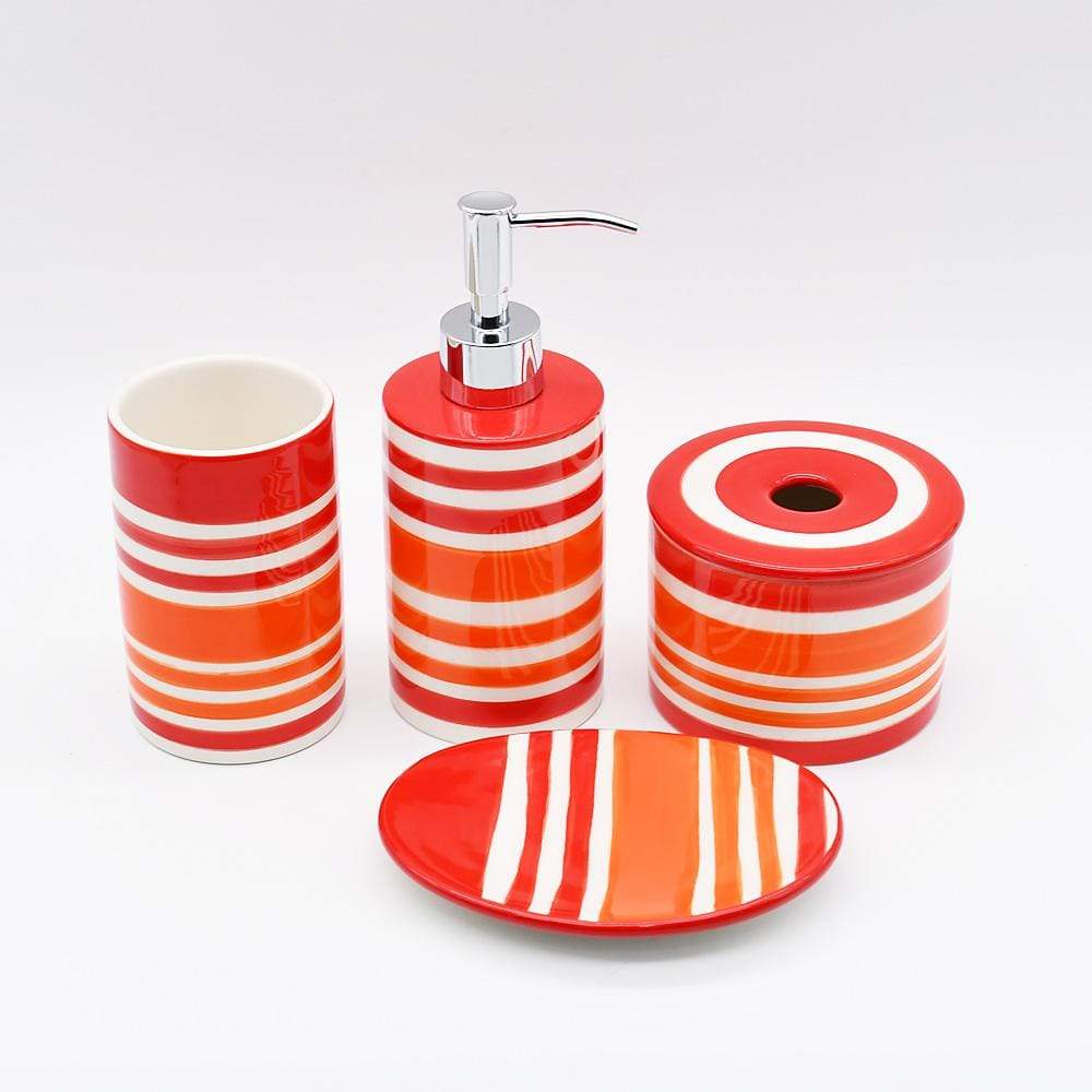 Ceramic Soap Holder - Red