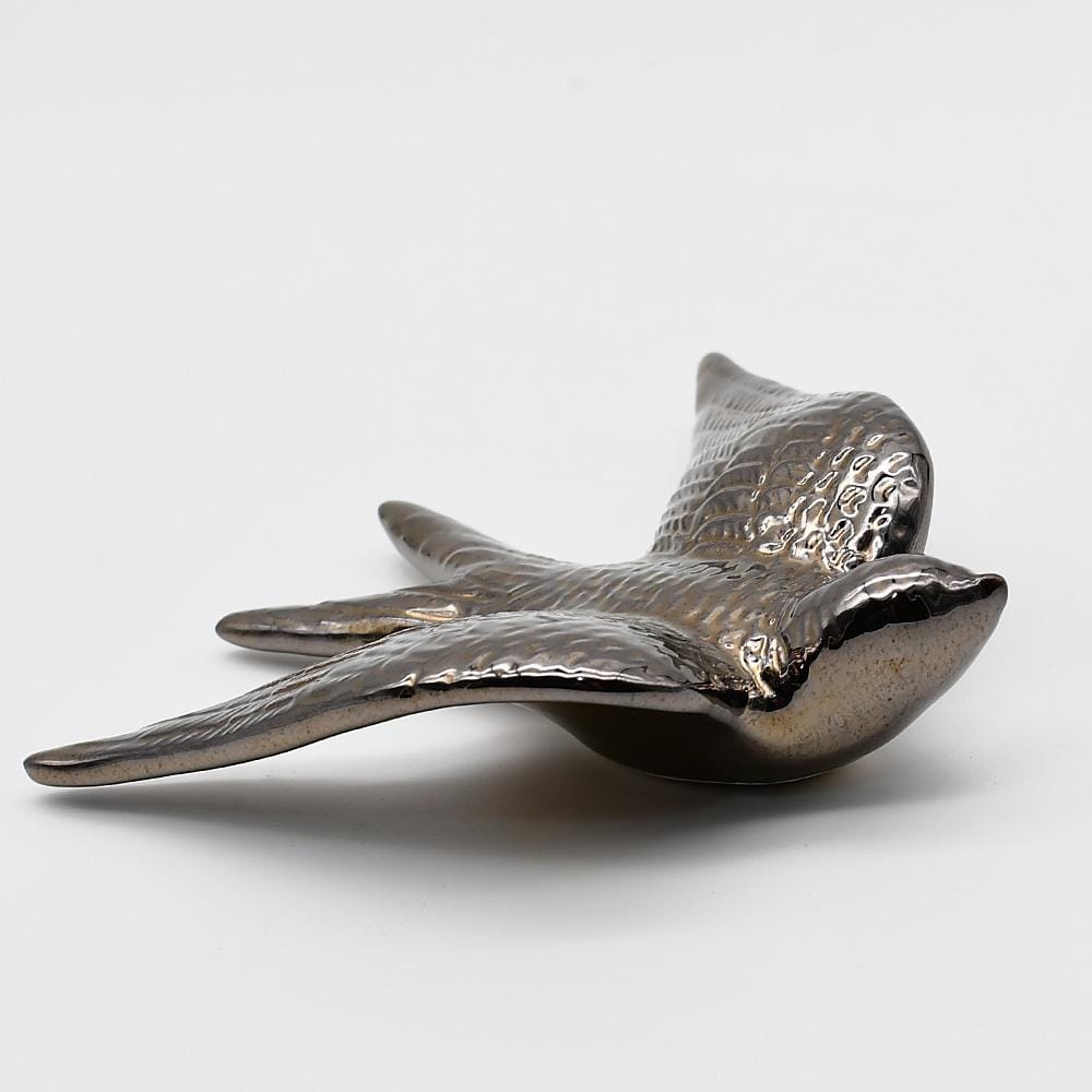 Ceramic Swallow - Brass