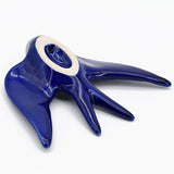 Ceramic Swallow - Cobalt Blue