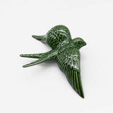 Ceramic Swallow from Caldas da Rainha - Green