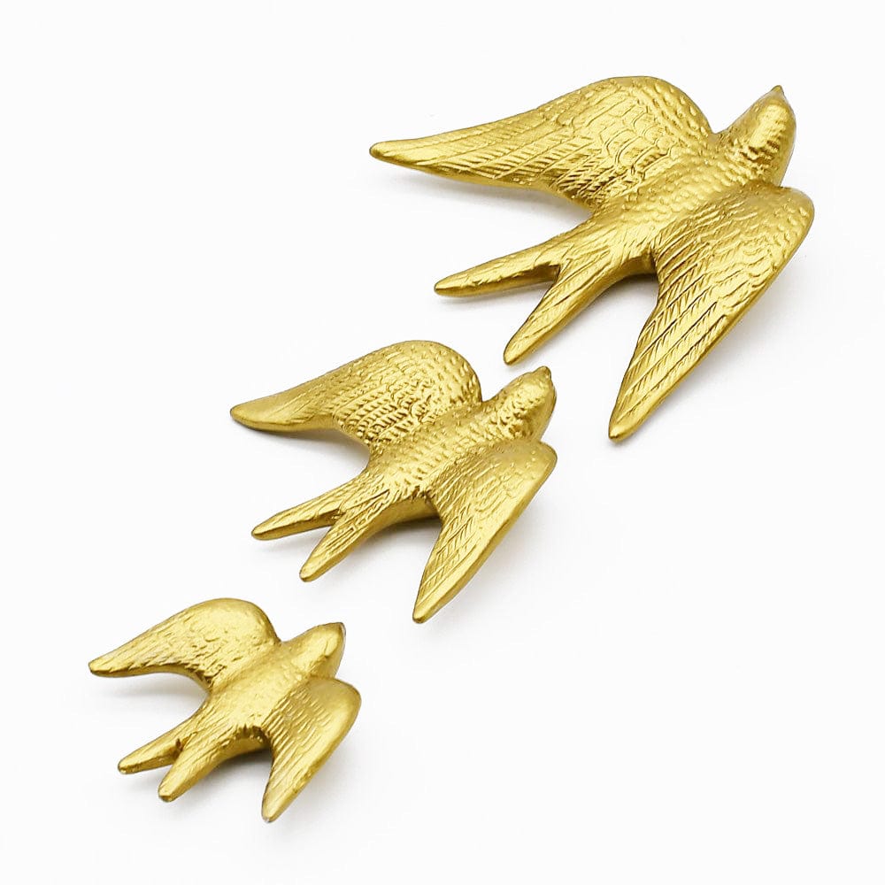 Ceramic Swallow - Gold