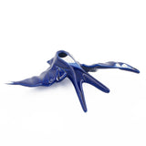 Ceramic Swallow Origami Style - Cobalt Blue